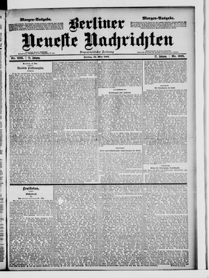 Berliner Neueste Nachrichten vom 16.05.1902