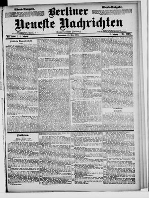 Berliner Neueste Nachrichten vom 17.05.1902