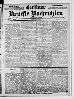 Berliner Neueste Nachrichten vom 20.05.1902