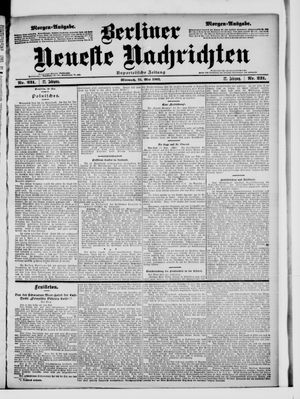 Berliner Neueste Nachrichten vom 21.05.1902