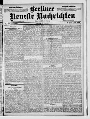 Berliner Neueste Nachrichten vom 22.05.1902