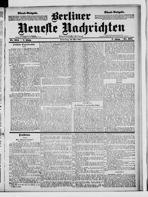 Berliner Neueste Nachrichten vom 22.05.1902