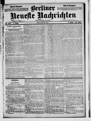 Berliner Neueste Nachrichten vom 26.05.1902