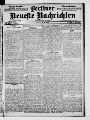 Berliner Neueste Nachrichten vom 29.05.1902