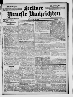 Berliner Neueste Nachrichten on May 29, 1902