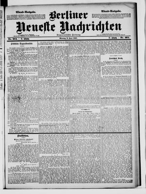 Berliner Neueste Nachrichten vom 09.06.1902