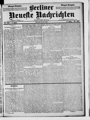 Berliner Neueste Nachrichten vom 11.06.1902