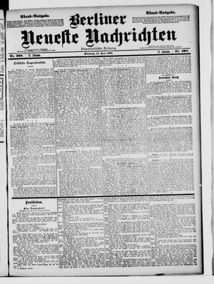 Berliner Neueste Nachrichten vom 11.06.1902