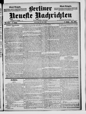 Berliner Neueste Nachrichten vom 12.06.1902