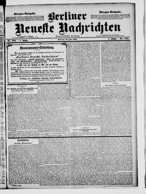 Berliner Neueste Nachrichten vom 15.06.1902
