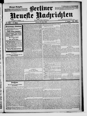 Berliner Neueste Nachrichten vom 22.06.1902
