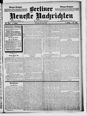 Berliner Neueste Nachrichten vom 25.06.1902