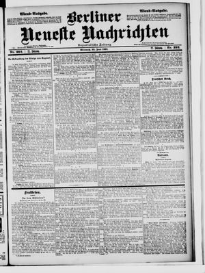 Berliner Neueste Nachrichten vom 25.06.1902