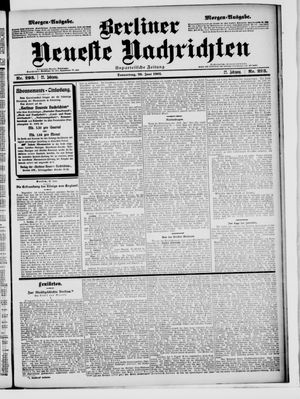 Berliner Neueste Nachrichten vom 26.06.1902
