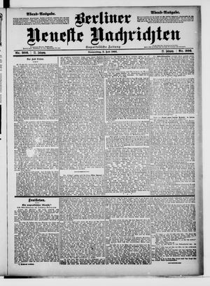 Berliner Neueste Nachrichten vom 03.07.1902