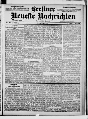Berliner Neueste Nachrichten vom 11.07.1902