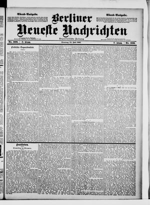 Berliner Neueste Nachrichten vom 15.07.1902