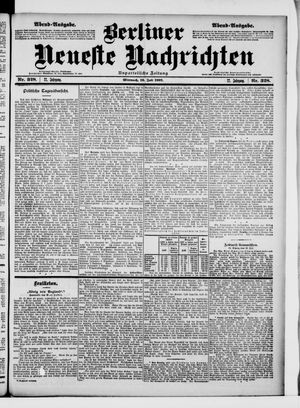 Berliner Neueste Nachrichten vom 16.07.1902