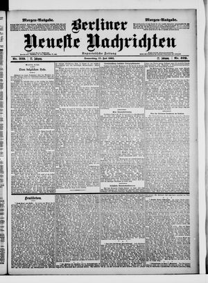 Berliner Neueste Nachrichten vom 17.07.1902