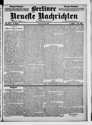 Berliner Neueste Nachrichten vom 18.07.1902