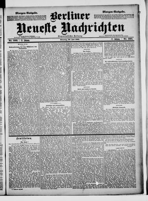 Berliner Neueste Nachrichten vom 20.07.1902