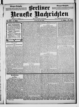 Berliner Neueste Nachrichten vom 25.07.1902