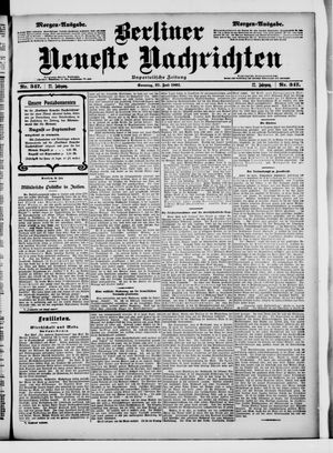 Berliner Neueste Nachrichten on Jul 27, 1902