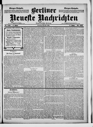 Berliner Neueste Nachrichten vom 29.07.1902