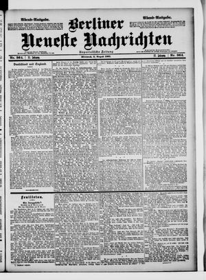 Berliner Neueste Nachrichten vom 06.08.1902