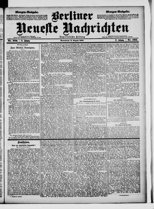 Berliner Neueste Nachrichten on Aug 9, 1902