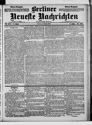 Berliner Neueste Nachrichten vom 12.08.1902