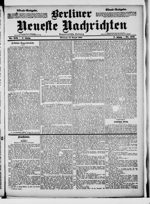 Berliner Neueste Nachrichten vom 13.08.1902