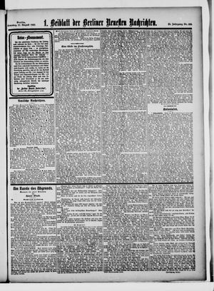 Berliner Neueste Nachrichten vom 17.08.1902