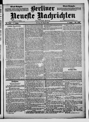 Berliner Neueste Nachrichten vom 19.08.1902