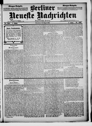 Berliner Neueste Nachrichten vom 23.08.1902