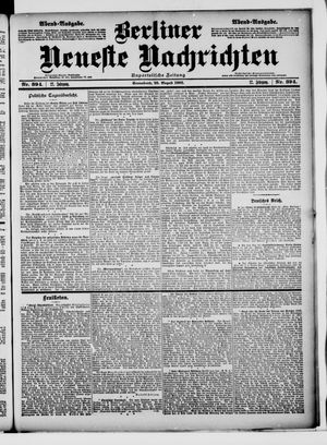 Berliner Neueste Nachrichten vom 23.08.1902