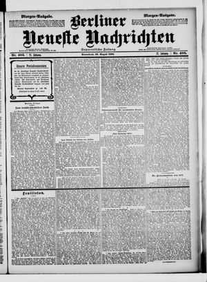 Berliner Neueste Nachrichten vom 30.08.1902