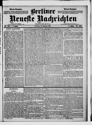 Berliner Neueste Nachrichten vom 13.09.1902