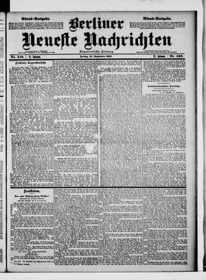 Berliner Neueste Nachrichten vom 19.09.1902