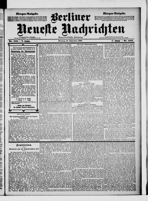 Berliner Neueste Nachrichten vom 21.09.1902