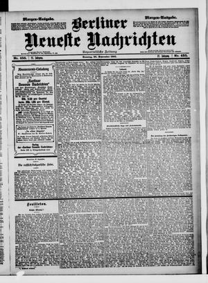 Berliner Neueste Nachrichten vom 28.09.1902