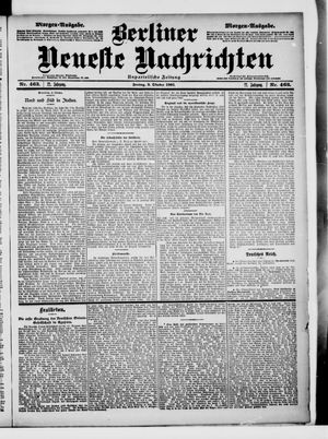 Berliner Neueste Nachrichten vom 03.10.1902