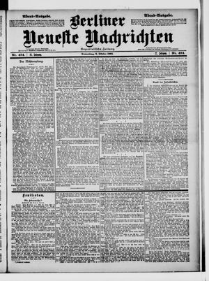 Berliner Neueste Nachrichten on Oct 9, 1902