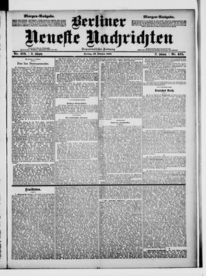 Berliner Neueste Nachrichten vom 10.10.1902