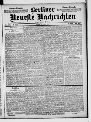 Berliner Neueste Nachrichten vom 14.10.1902