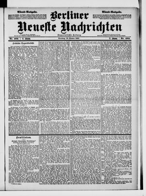 Berliner Neueste Nachrichten vom 14.10.1902