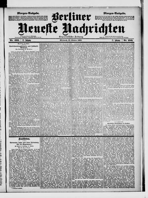 Berliner Neueste Nachrichten vom 15.10.1902