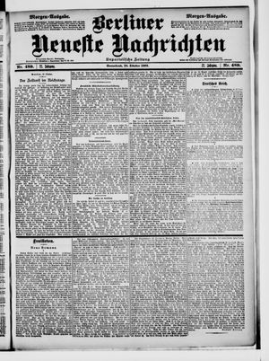 Berliner Neueste Nachrichten vom 18.10.1902