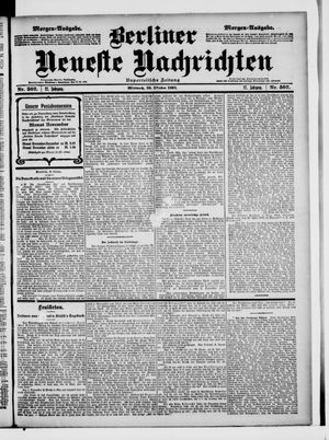 Berliner Neueste Nachrichten on Oct 29, 1902