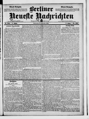 Berliner Neueste Nachrichten vom 13.11.1902